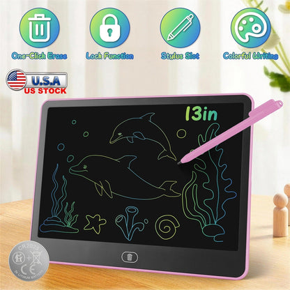 LCD Writing Tablet for Kids with Stylus & Lock FunctionWriting TabletTorqelo.com