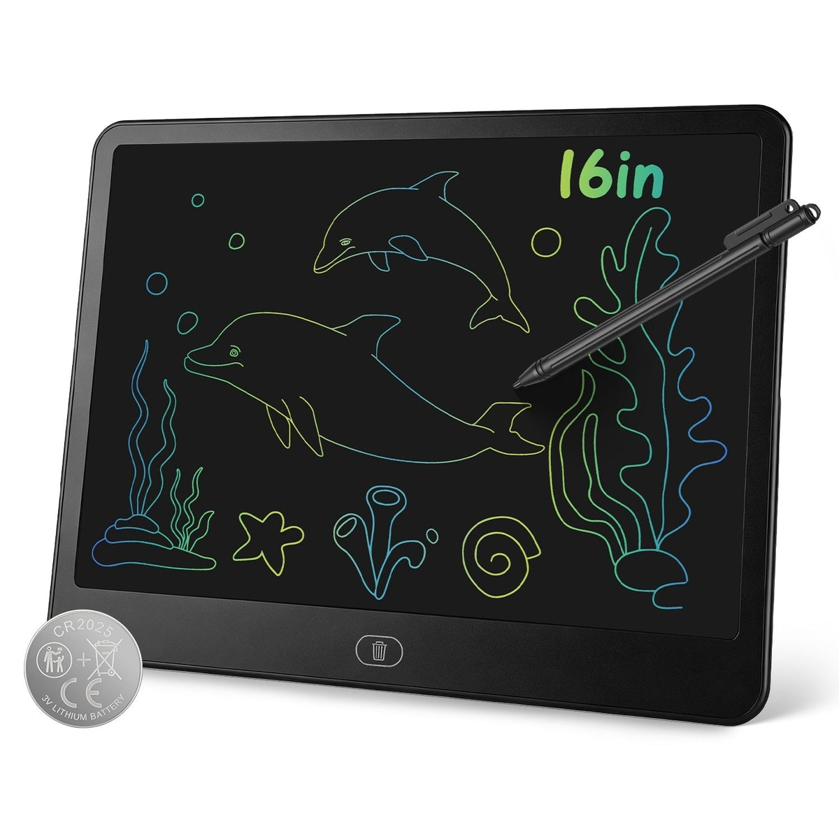 LCD Writing Tablet for Kids with Stylus & Lock FunctionWriting TabletTorqelo.com
