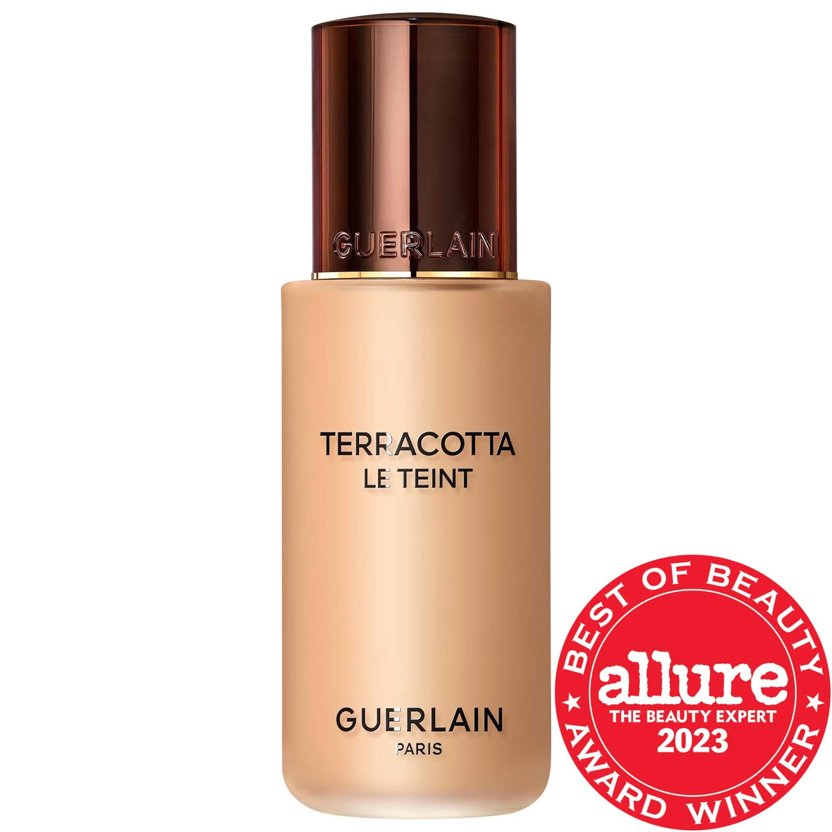 Guerlain Terracotta Le Teint Luminous Matte Foundation: 24H Wear, Medium Coverage, Healthy Glow, Long-Lasting & No-Transfer by Beauty Care Bag
