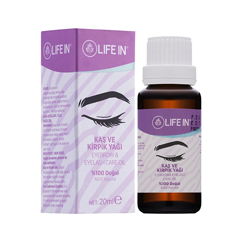 Life In Eyebrow & Eyelash Nourishing Oil for Fuller Look 20 ml by Beauty Care Bag