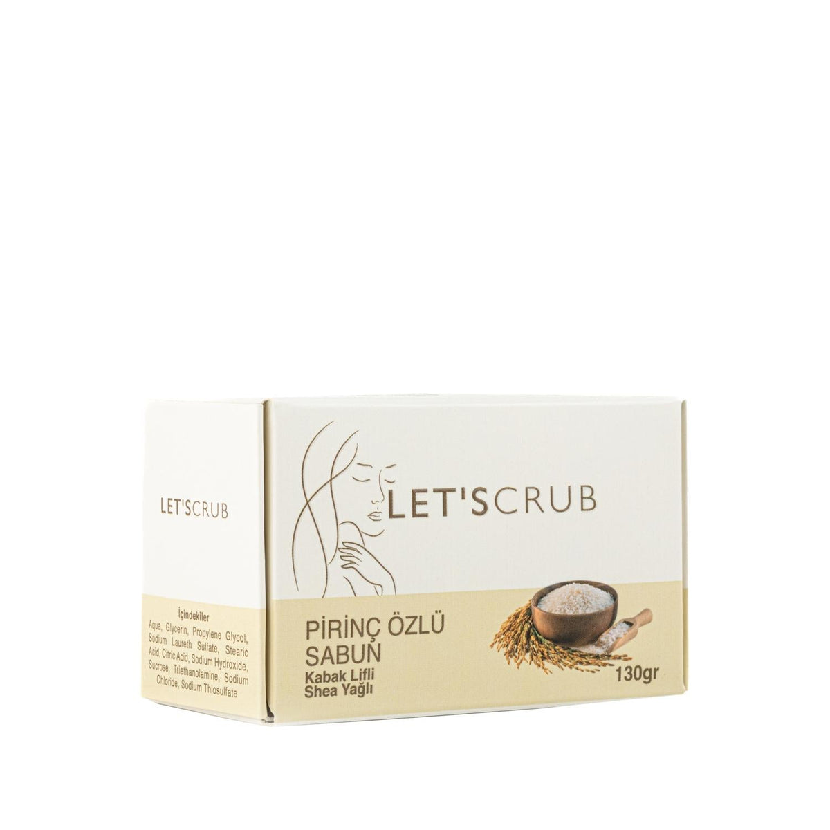 Let'scrub loofah-fiber rice soap