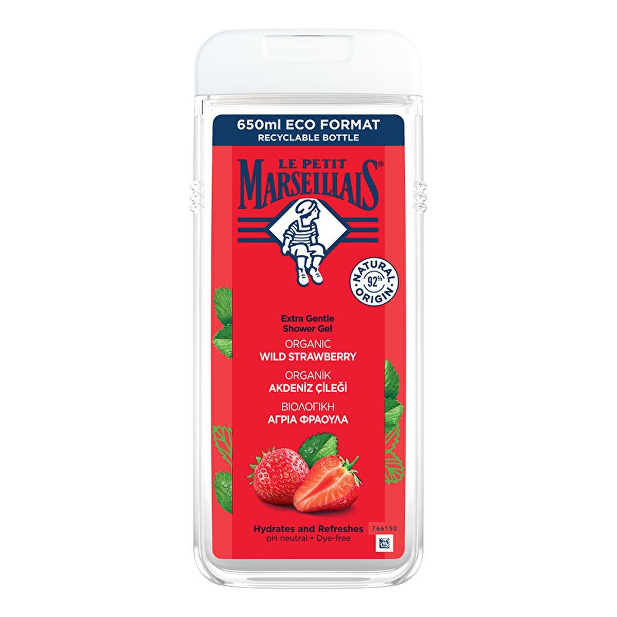 Le Petit Marseillais Mediterranean Strawberry Shower Gel - Refreshing & Energizing, 650mlShower GelTorqelo.com