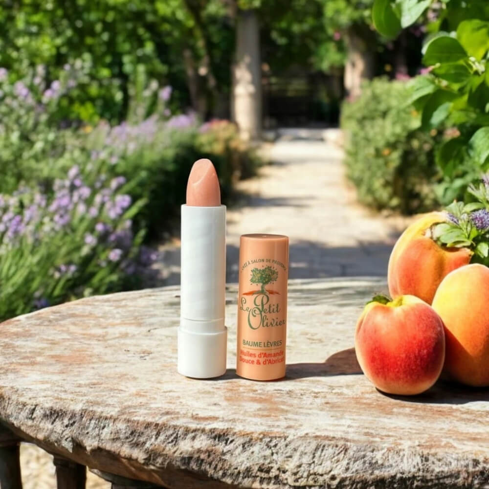 Le Petit Olivier Apricot & Sweet Almond Lip Balm 4g by Beauty Care Bag