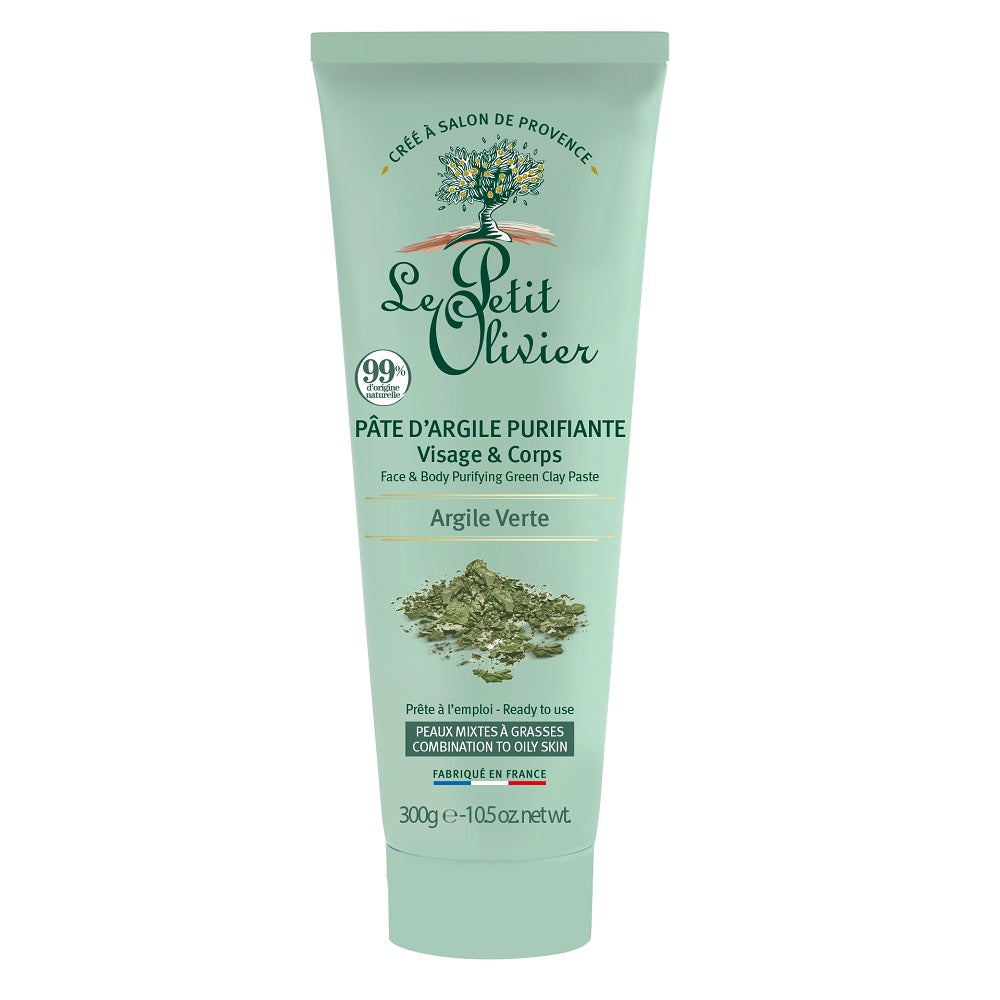 Le Petit Olivier Green Clay Mask for Oily Skin 300g by Beauty Care Bag