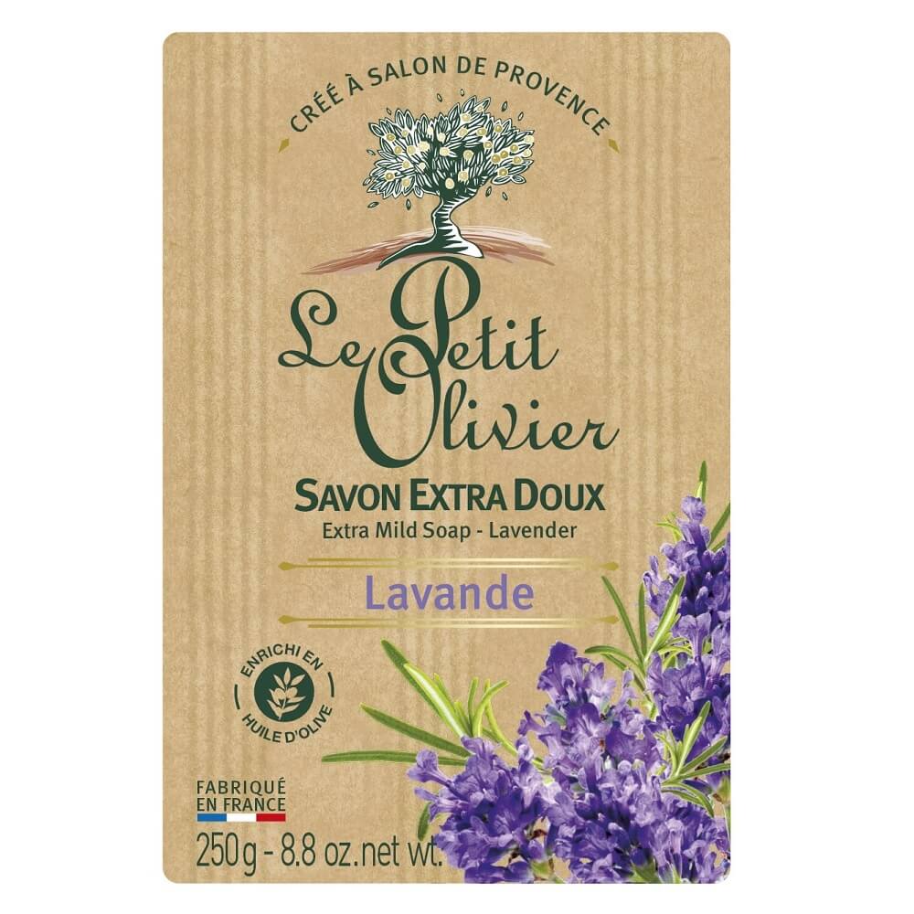 Le Petit Olivier Lavender Soap Calming Bar 250g by Beauty Care Bag