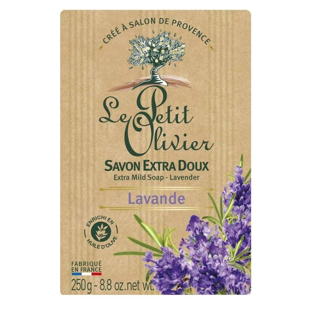 Le Petit Olivier Lavender Soap Calming Bar 250g by Beauty Care Bag