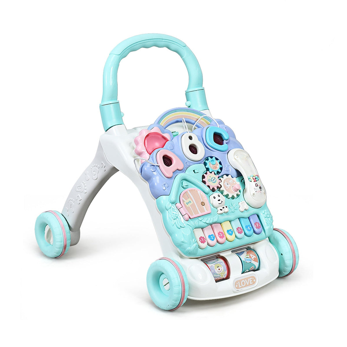 Baby Sit-to-Stand Learning Walker Toddler Musical Toy by GBruno Store
