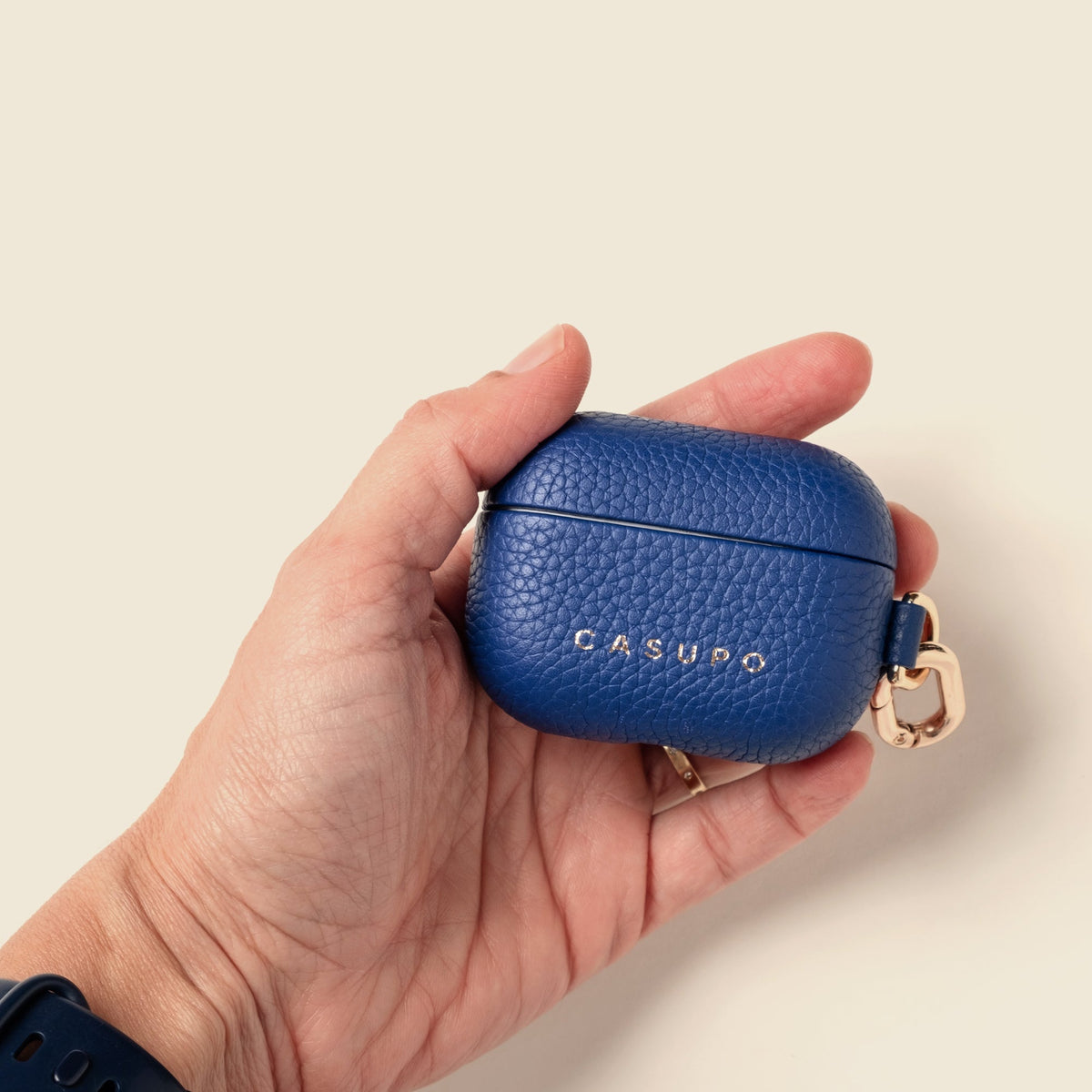 Leather Airpod Case - CobaltSmall Leather GoodsTorqelo.com