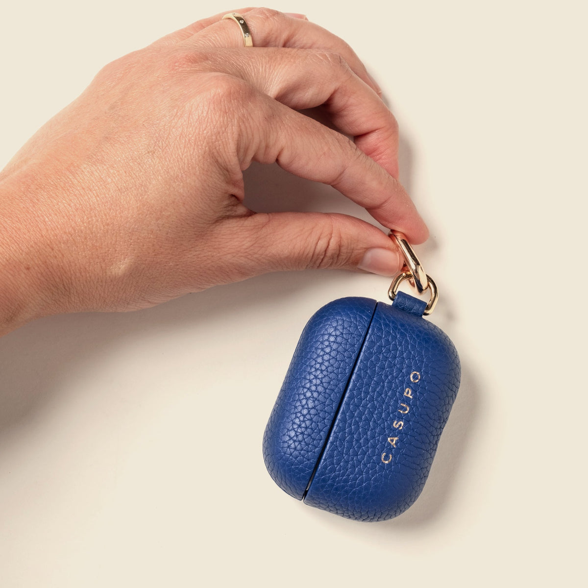 Leather Airpod Case - CobaltSmall Leather GoodsTorqelo.com