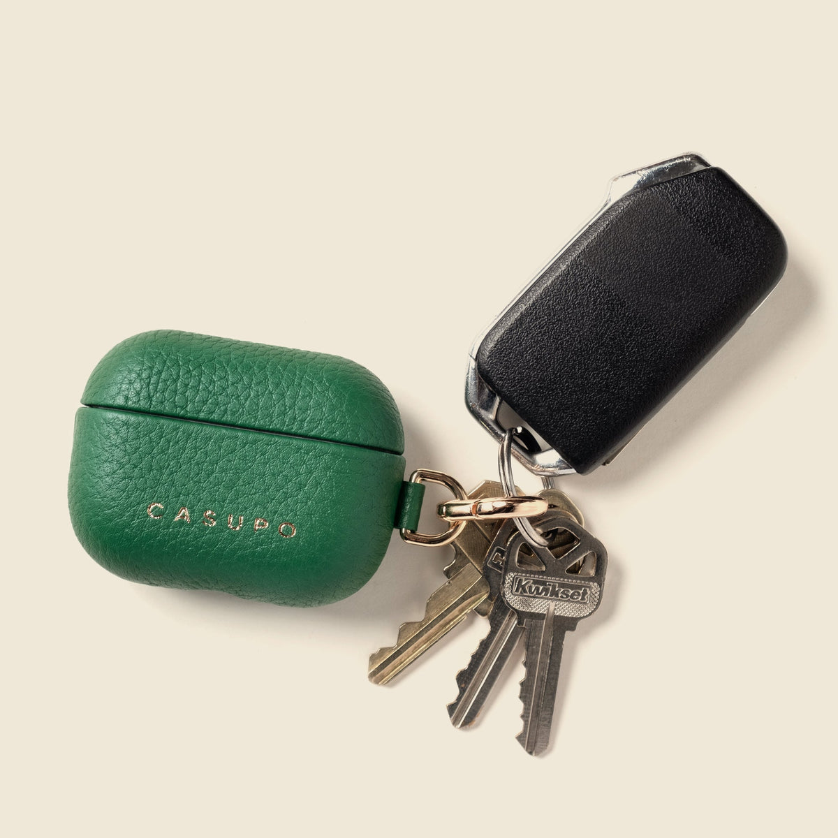 Leather Airpod Case - GreenSmall Leather GoodsTorqelo.com