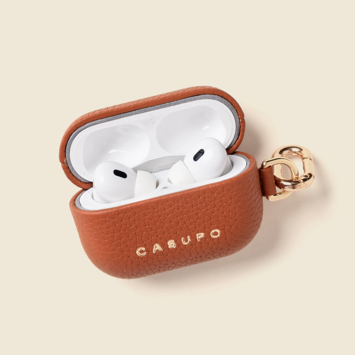 Leather Airpod Case - TanSmall Leather GoodsTorqelo.com