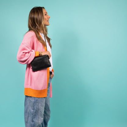 Leather Fanny Pack - BlackDopp Toiletry BagTorqelo.com