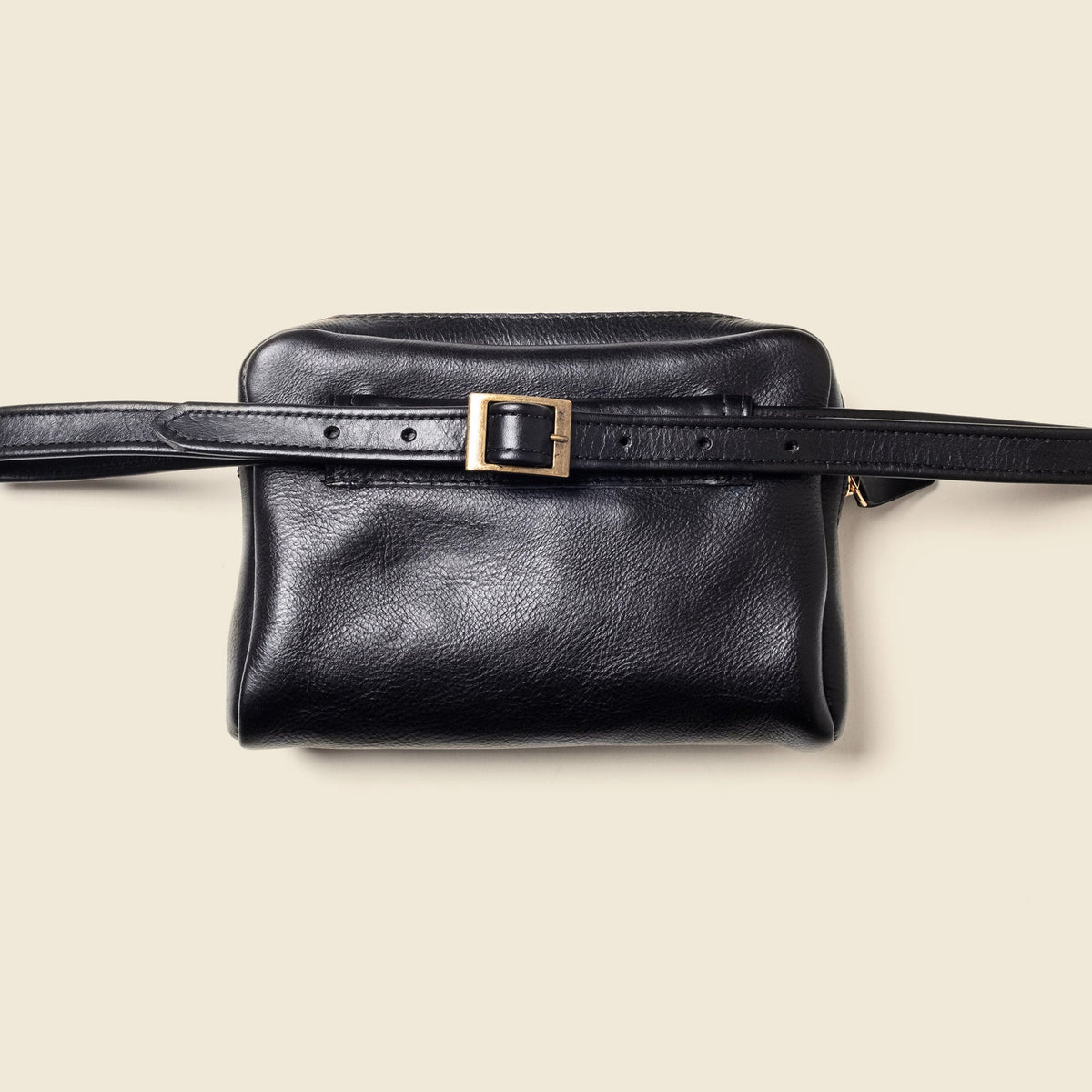Leather Fanny Pack - BlackDopp Toiletry BagTorqelo.com
