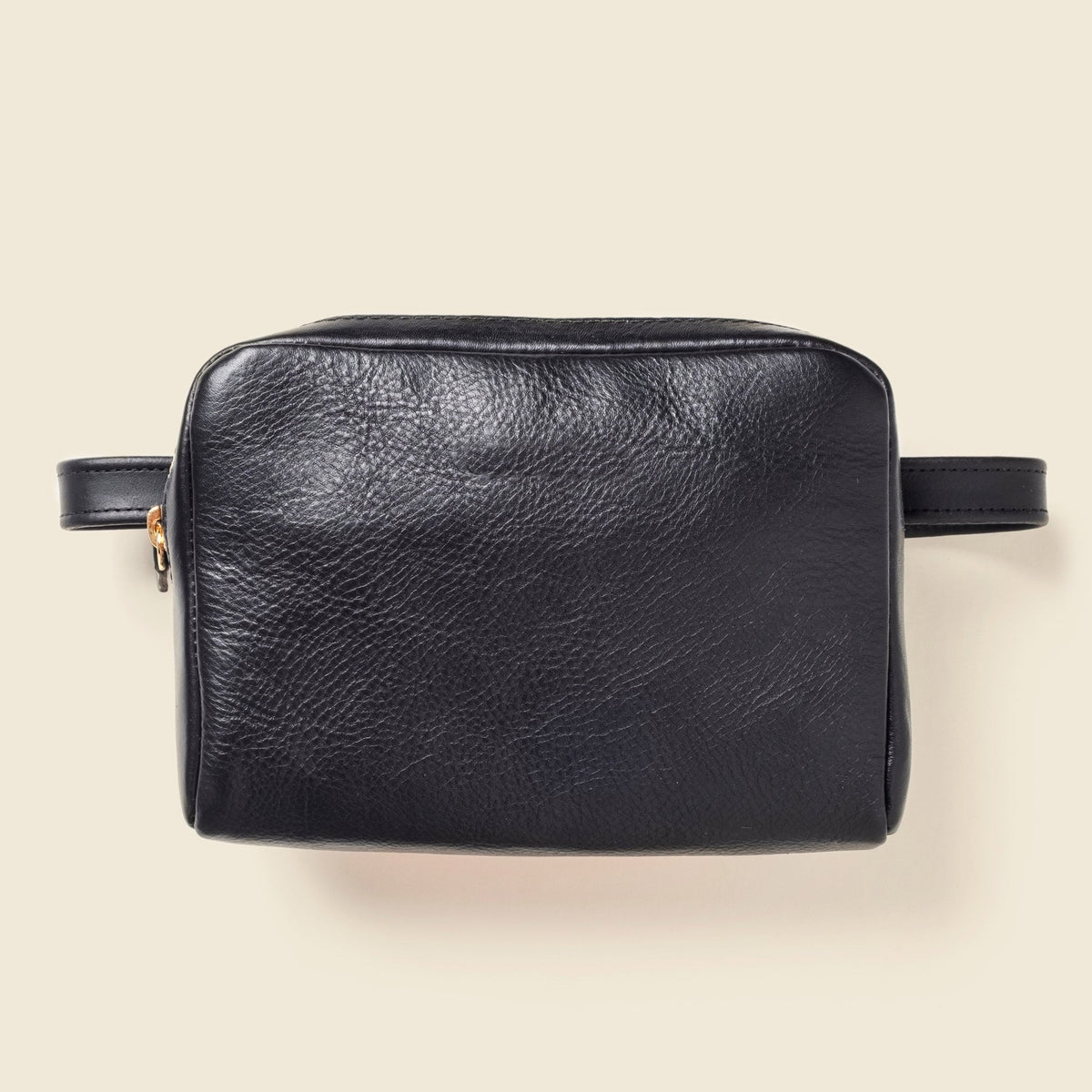 Leather Fanny Pack - BlackDopp Toiletry BagTorqelo.com