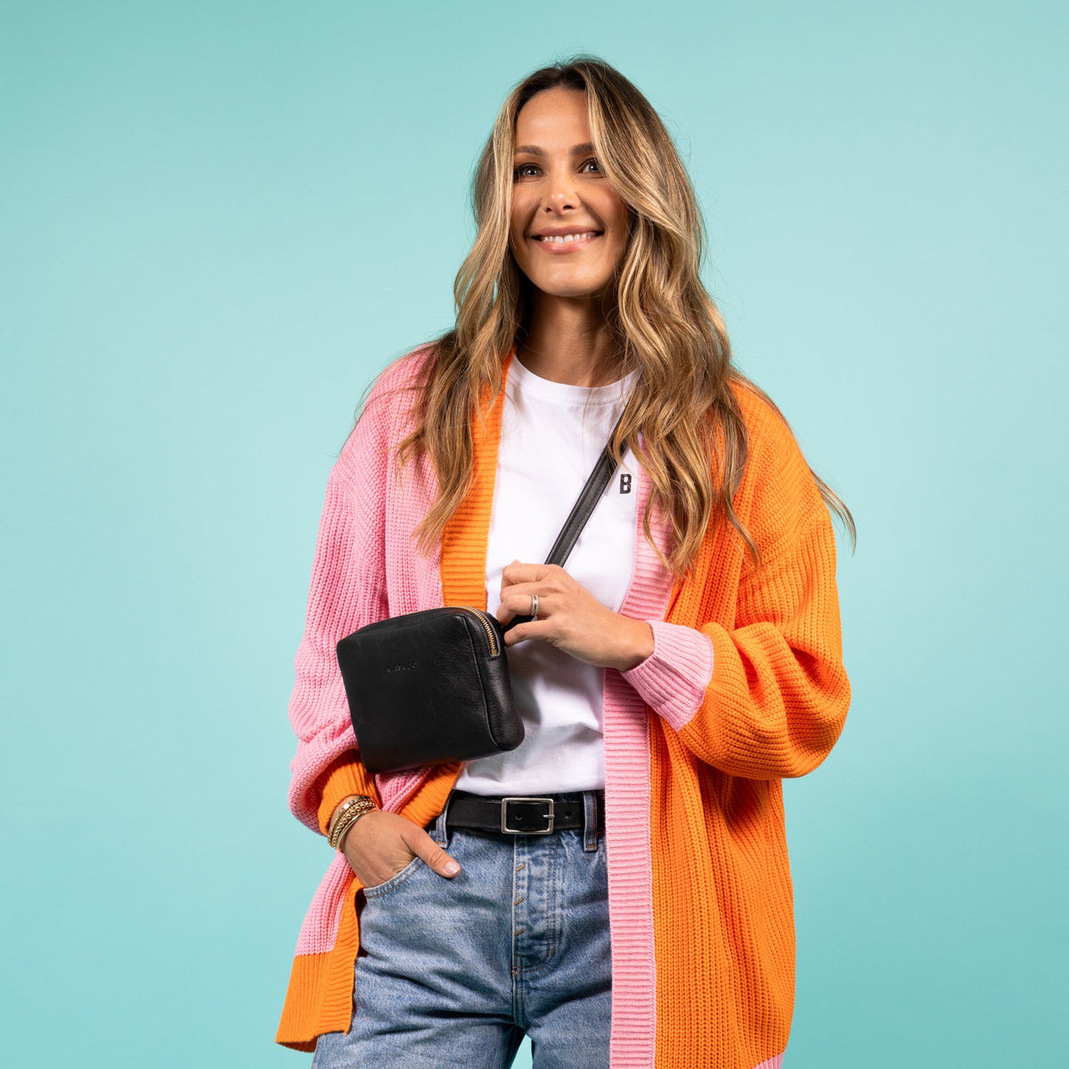 Leather Fanny Pack - BlackDopp Toiletry BagTorqelo.com