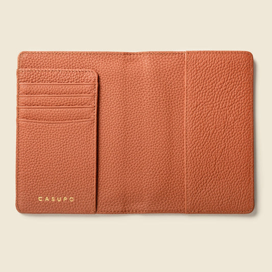 Leather Passport Wallet with RFID - TanSmall Leather GoodsTorqelo.com