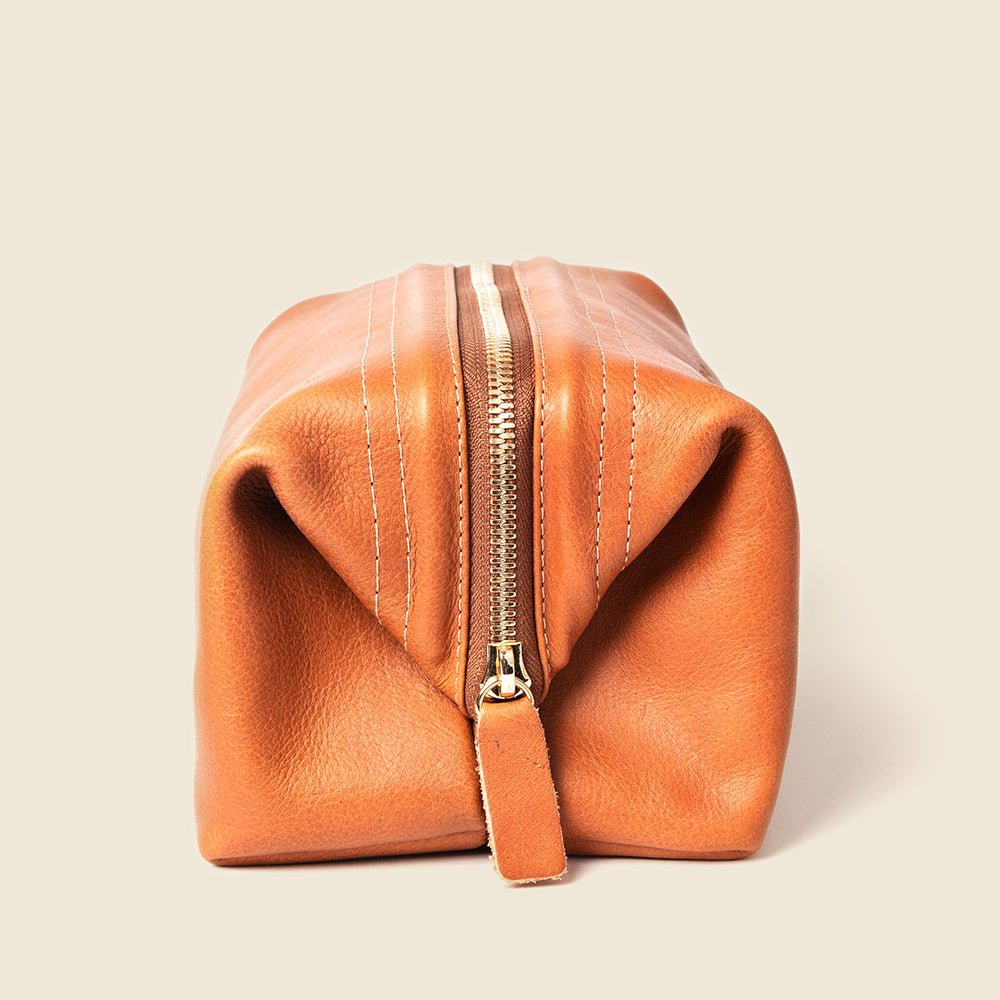 Leather Toiletry Bag - NaturalDopp Toiletry BagTorqelo.com