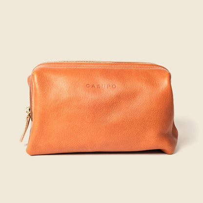 Leather Toiletry Bag - NaturalDopp Toiletry BagTorqelo.com