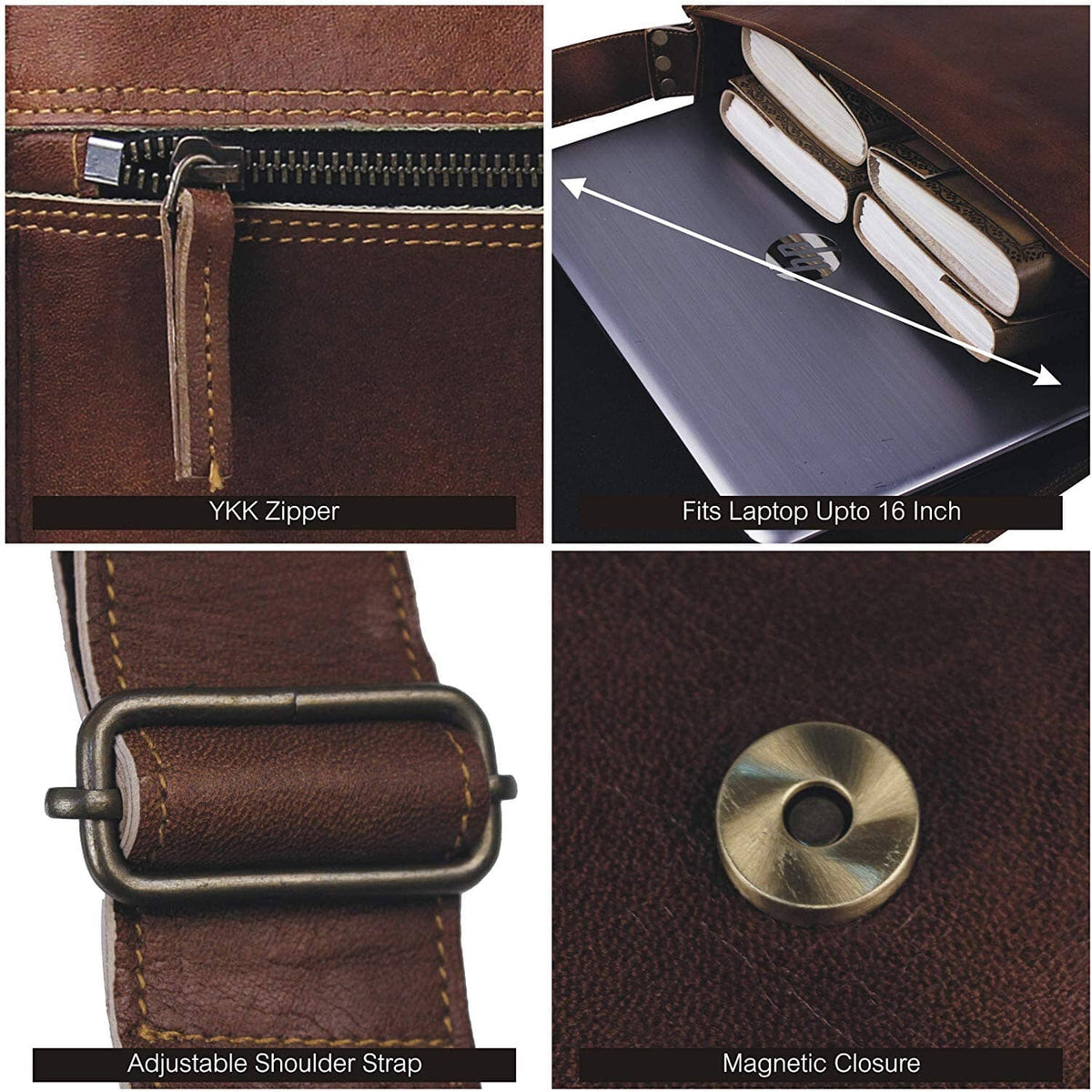 The Prime Satchel by Classy Leather Bags