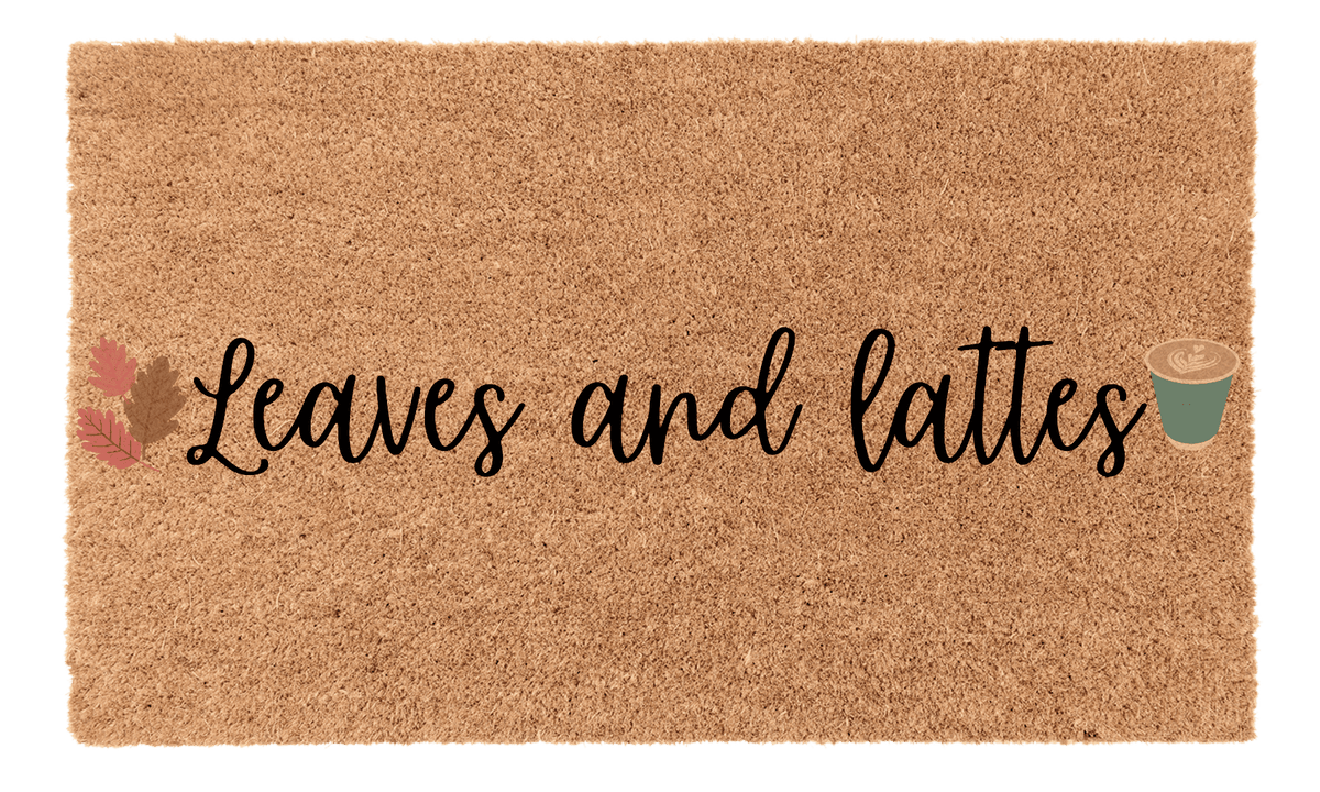 Leaves and Lattes Coir MatTorqelo.com
