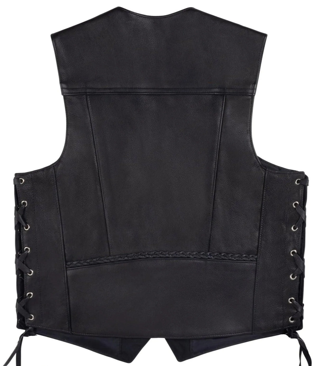 Legendary Gunslinger Men's Leather Vest by Legendary USA