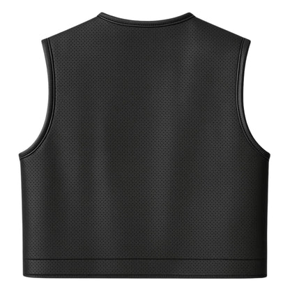 Legendary LowLife Perforated Leather Club Vest by Legendary USA