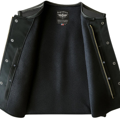 Legendary LowLife Perforated Leather Club Vest by Legendary USA