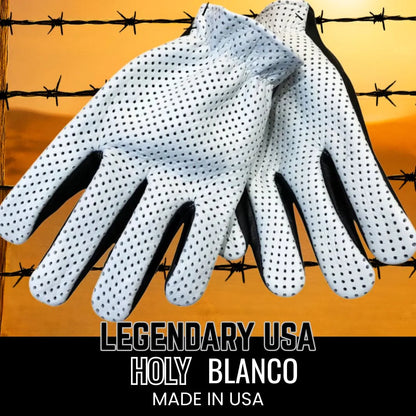 Holy Blanco Ventilated Gloves by Legendary USA