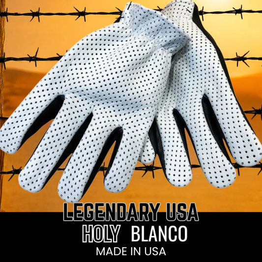 Holy Blanco Ventilated Gloves by Legendary USA