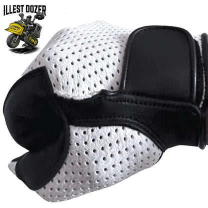 ILLEST DOZER White Outseam Gloves by Legendary USA
