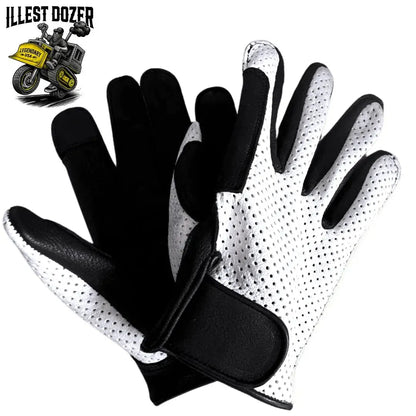 ILLEST DOZER White Outseam Gloves by Legendary USA