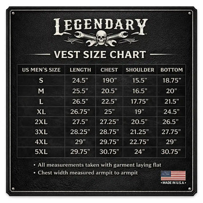 Legendary Ole Blue Men's Denim Vest by Legendary USA