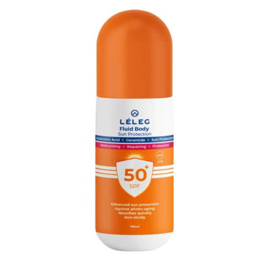 Leleg Fluid Body SPF50 Hydrating Sunscreen 150 ml by Beauty Care Bag
