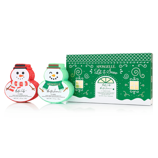 Let It Snow | Holiday Snowman Gift SetBody Wash Infused BufferTorqelo.com