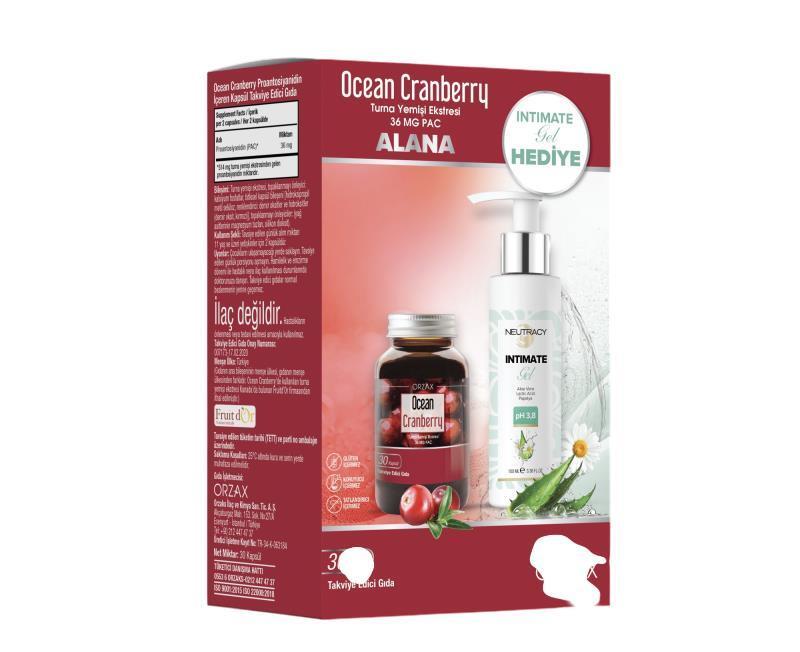 Neutracy cranberry extract supplement with Neutracy intimate gel