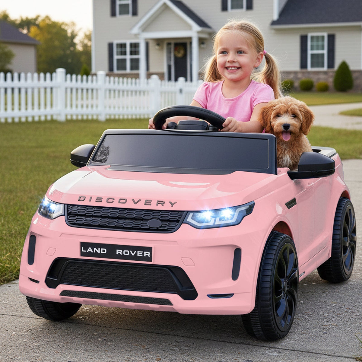 Licensed Land Rover Kids Ride on Car 12V Battery Powered Kids Electric CarTorqelo.com