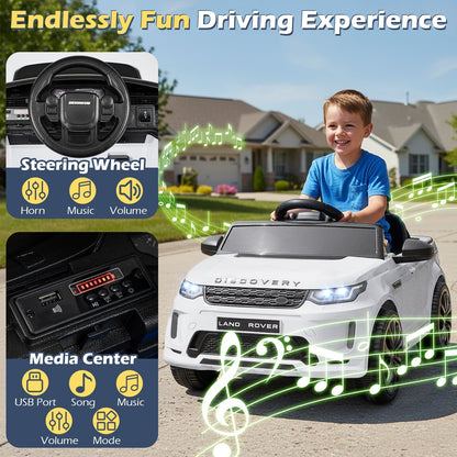 Licensed Land Rover Kids Ride on Car 12V Battery Powered Kids Electric CarTorqelo.com