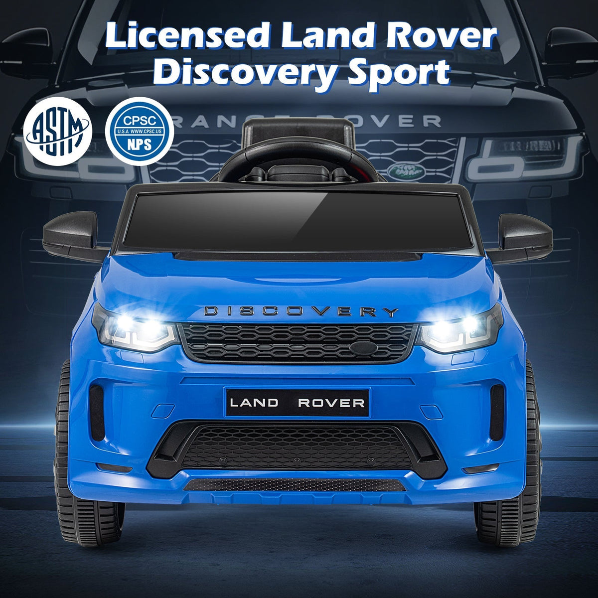 Licensed Land Rover Kids Ride on Car 12V Battery Powered Kids Electric CarTorqelo.com