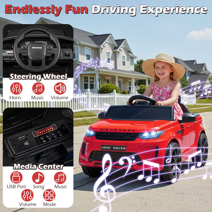 Licensed Land Rover Kids Ride on Car 12V Battery Powered Kids Electric CarTorqelo.com