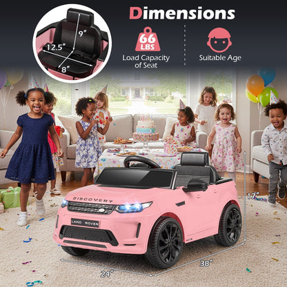 Licensed Land Rover Kids Ride on Car 12V Battery Powered Kids Electric CarTorqelo.com