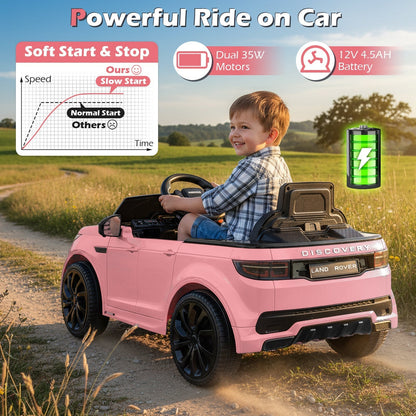 Licensed Land Rover Kids Ride on Car 12V Battery Powered Kids Electric CarTorqelo.com