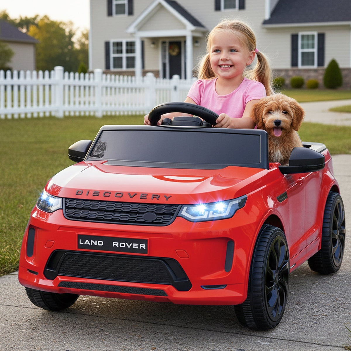 Licensed Land Rover Kids Ride on Car 12V Battery Powered Kids Electric CarTorqelo.com