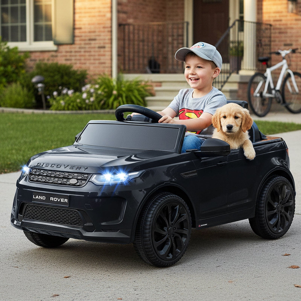 Licensed Land Rover Kids Ride on Car 12V Battery Powered Kids Electric CarTorqelo.com
