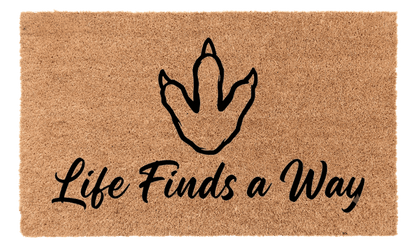 Life Finds a Way Coir MatTorqelo.com