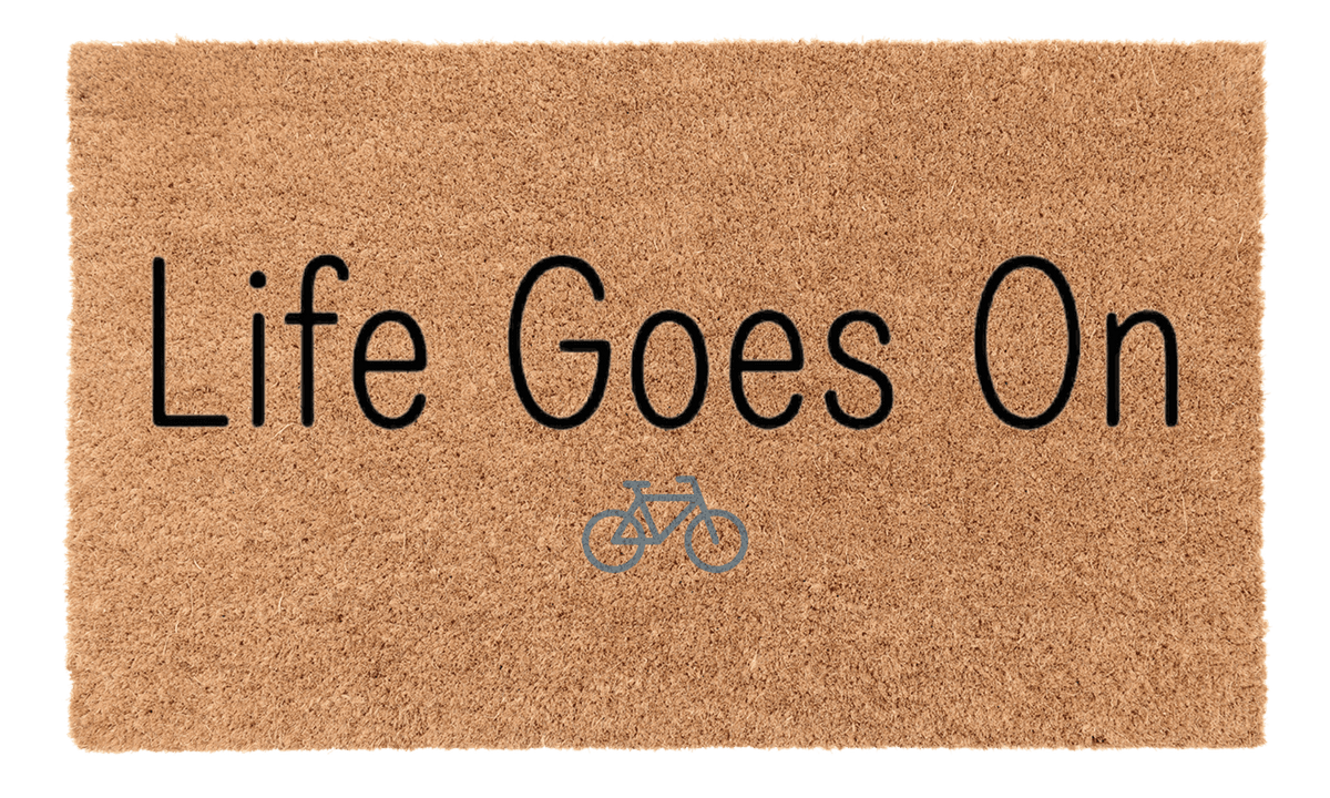 Life Goes On Coir MatTorqelo.com