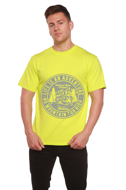 Life Is an Adventure men's bamboo graphic T-shirt – view 8