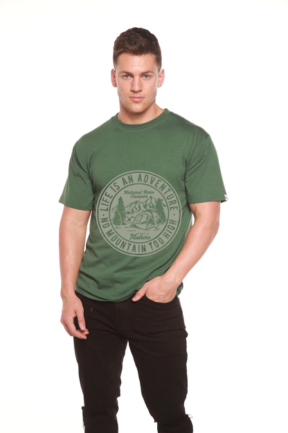 Life Is an Adventure men's bamboo graphic T-shirt – view 11