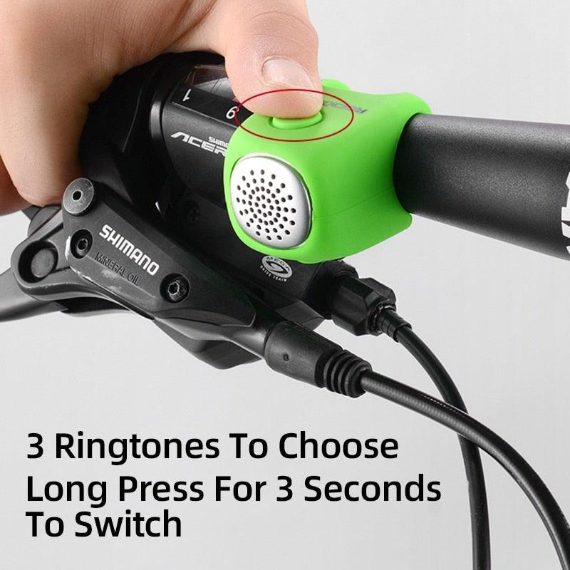 Lightweight Portable Bicycle Bell Electric Horn Mountain Bike Bell Accessories 90dB Cycling Handlebar Silica Gel Shell Electric Cycling Bells Water Resistant Cycling Bells Horn Loud Bicycle Horns Bicycle AccessoriesST90SP876BVETorqelo.com