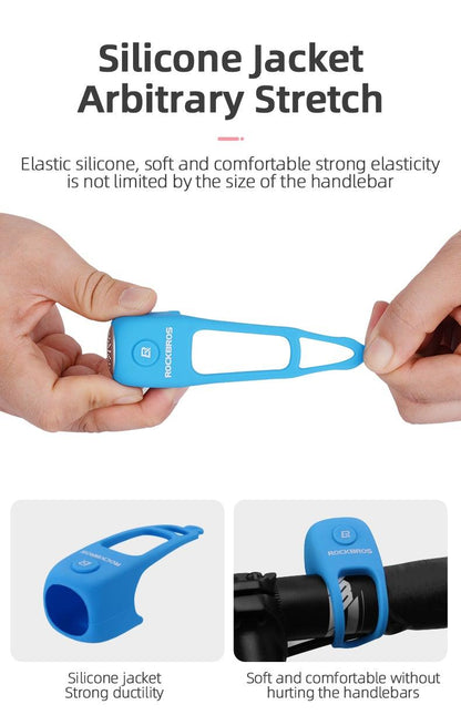 Lightweight Portable Bicycle Bell Electric Horn Mountain Bike Bell Accessories 90dB Cycling Handlebar Silica Gel Shell Electric Cycling Bells Water Resistant Cycling Bells Horn Loud Bicycle Horns Bicycle AccessoriesST90SP876BVETorqelo.com