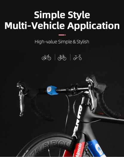 Lightweight Portable Bicycle Bell Electric Horn Mountain Bike Bell Accessories 90dB Cycling Handlebar Silica Gel Shell Electric Cycling Bells Water Resistant Cycling Bells Horn Loud Bicycle Horns Bicycle AccessoriesST90SP876BVETorqelo.com